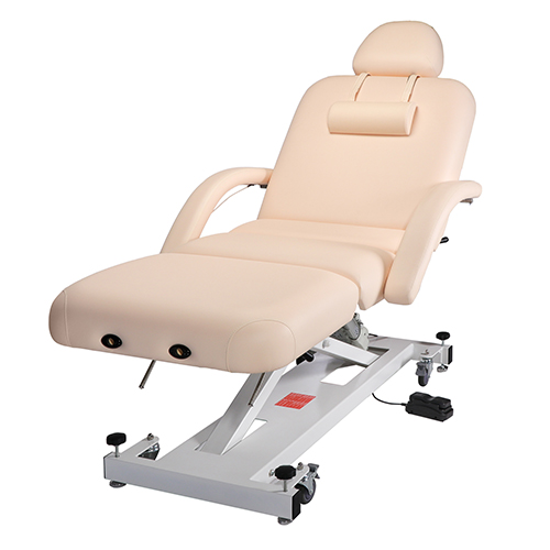 4 Sections Deluxe Professional Backrest Massage Table | Luxury Super Soft Upholstery Armrest Massage Table
