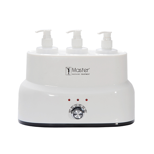 Three Bottle Massage Oil Warmer Set for Hot Massage Treatment Therapy Accessories China Manufacturer