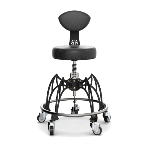 Dracula Count II Tattoo Stool with Backrest