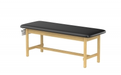 CLINIC-2 Classic Solid Wood Treatment Exam Table H-Brace Support