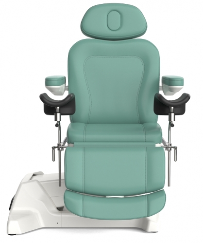Luco-371B Electric Gynecology OB GYN Exam Chair Stirrups Swivel Exam Chair