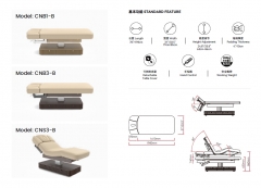 NESS-B Electric Spa Treatment Table Massage Bed Couch