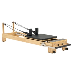 Studio Grade Fixed Oak Pilates Core Reformer, China Factory OEM Wholesale Custom Fitness Equipment